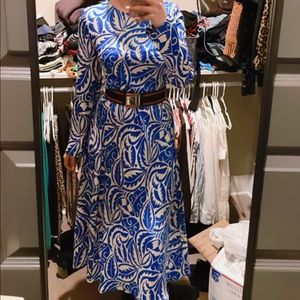 Blue Parisian dress